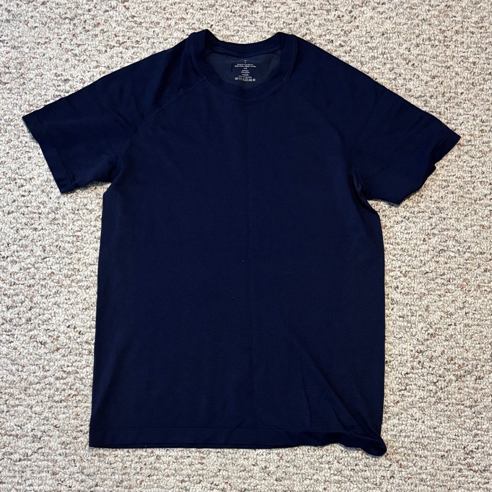 Fabletics Blue Short Sleeve Tee